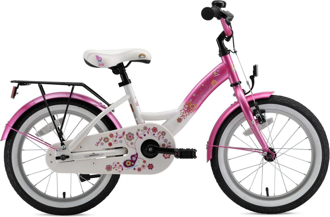 Star-Trademarks Bikestar 16 pouces Classic rose-blanc