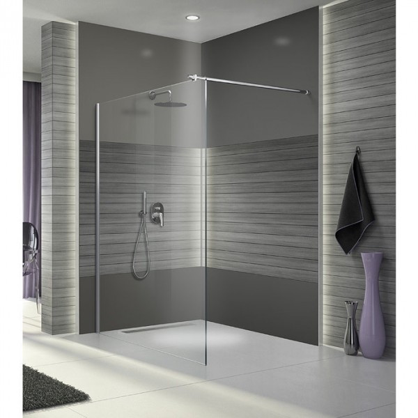 Leda Open 2 120 cm verre transparent