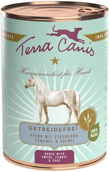 Terra Canis Menu sans céréales cheval, navet, fenouil & sauge
