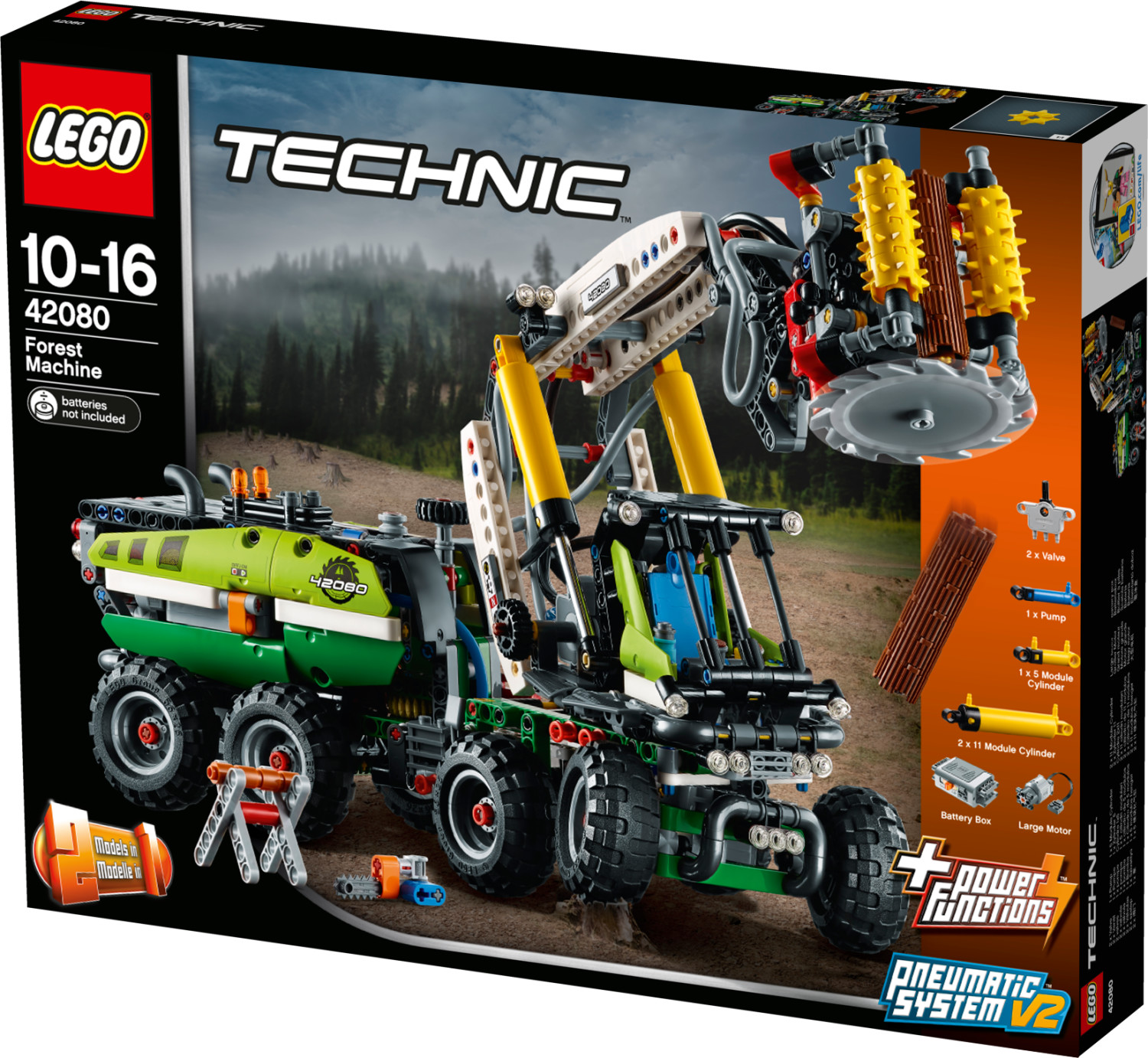 LEGO Technic - 9397 - Jeu de Construction - Le Camion Forestier : LEGO:  : Jeux et Jouets