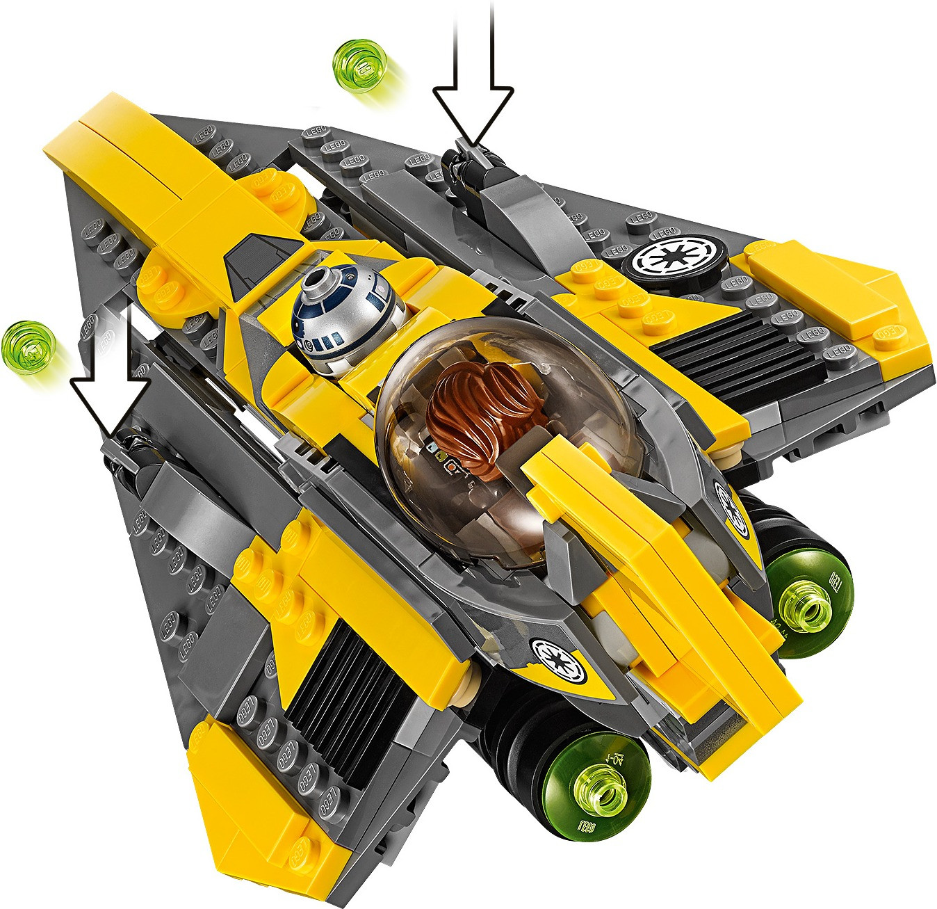 Lego star deals wars anakin ship