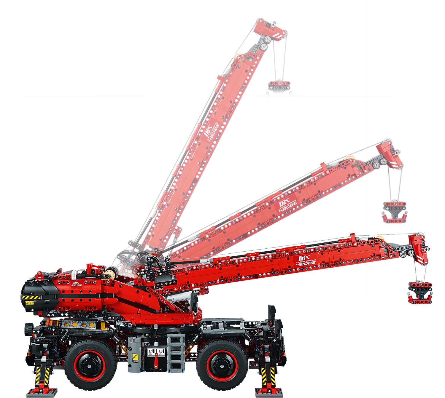 LEGO Technic - Gru 2 in 1 per terreni accidentati (42082) a € 319,85 (oggi)