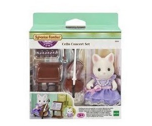 Calico critters shop cello concert set