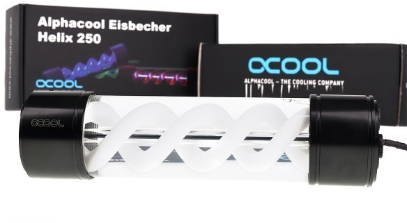 Alphacool Eisbecher Helix Light 250mm black/white