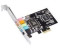 MicroConnect 24-Bit PCIe 5.1 Surround Soundcard (MC-CMI6CH-PCIE)