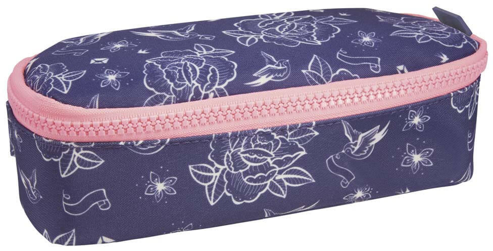 MILAN Flowers oval pencil case