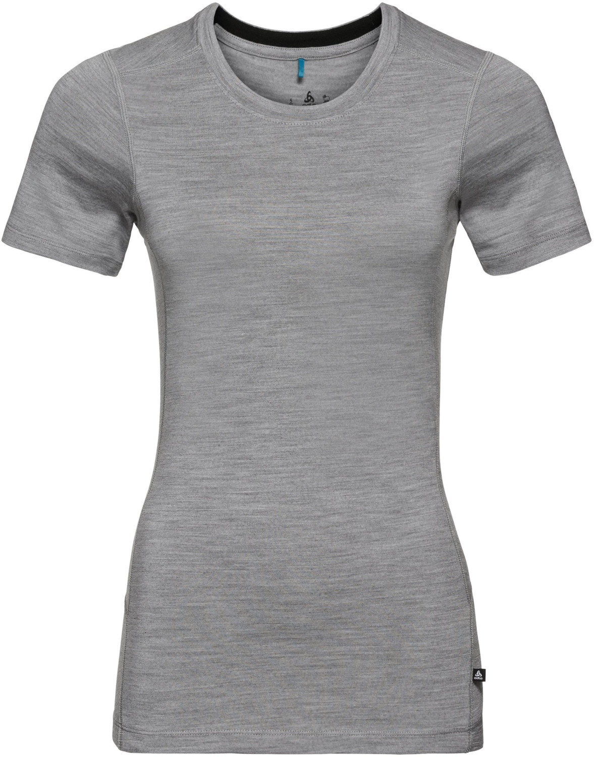 Odlo SUW Top Natural Merino Warm Schort Sleeve grey melange/black