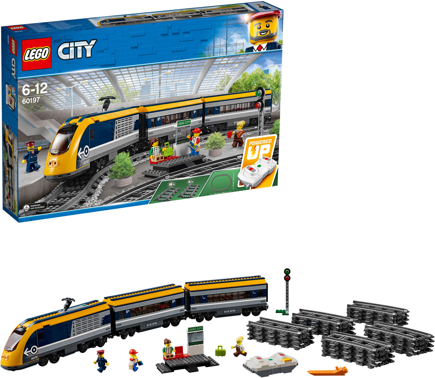 LEGO® 60337 City Le Train de Voyageurs Express, Jouet de