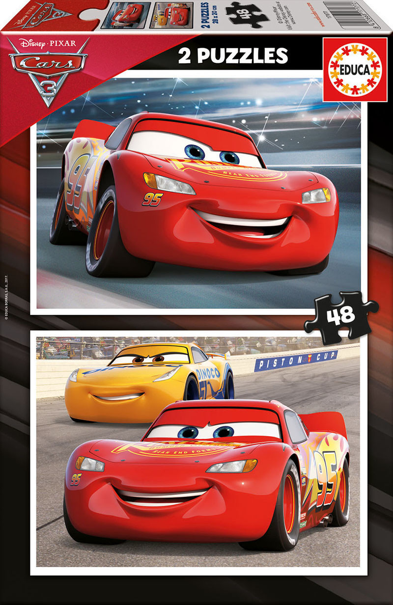 Educa Borrás Cars 3 2 x 48