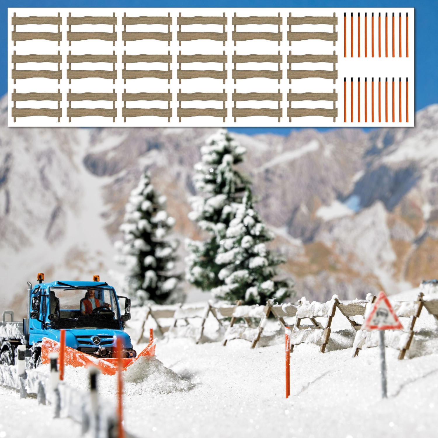 Busch Snow Fences and Snow Poles (1120)