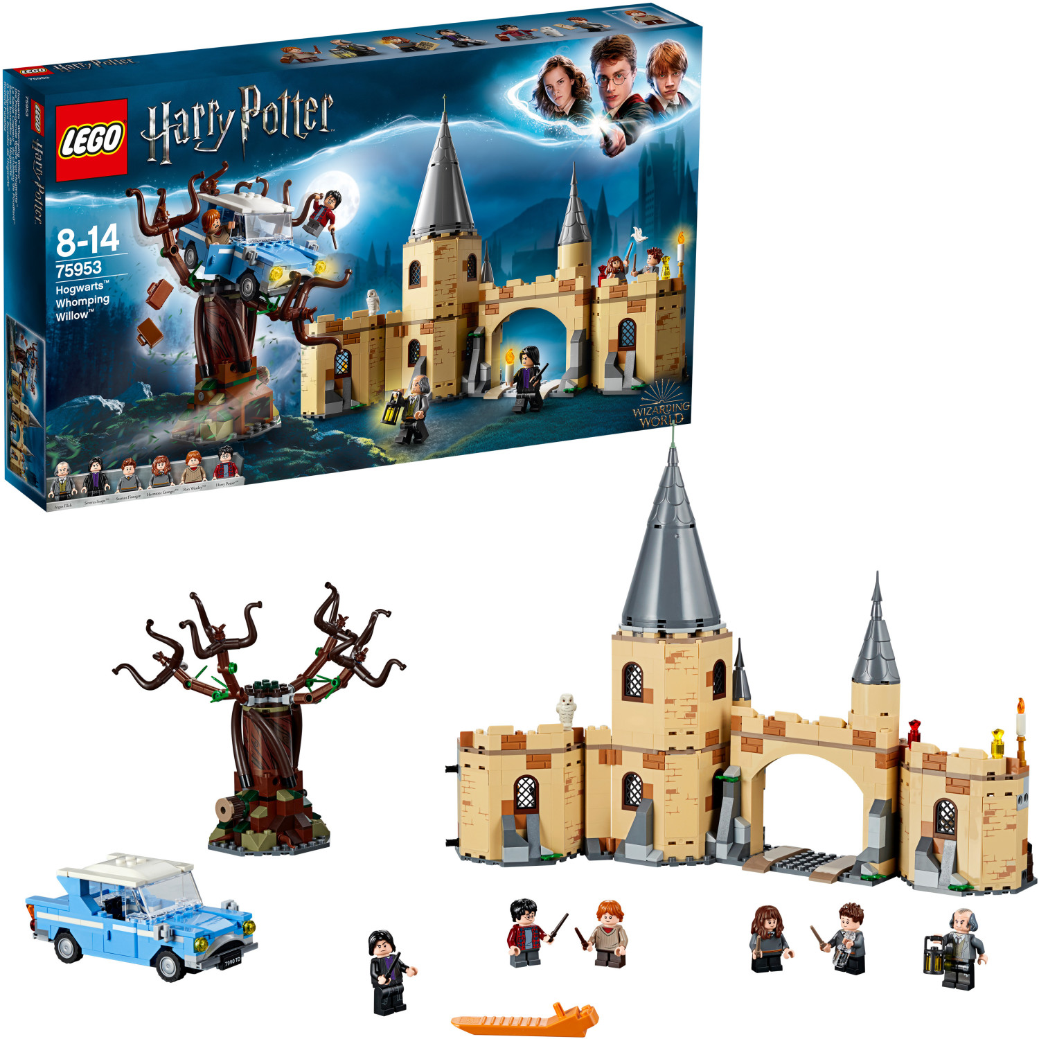 Harry potter lego car in tree best sale