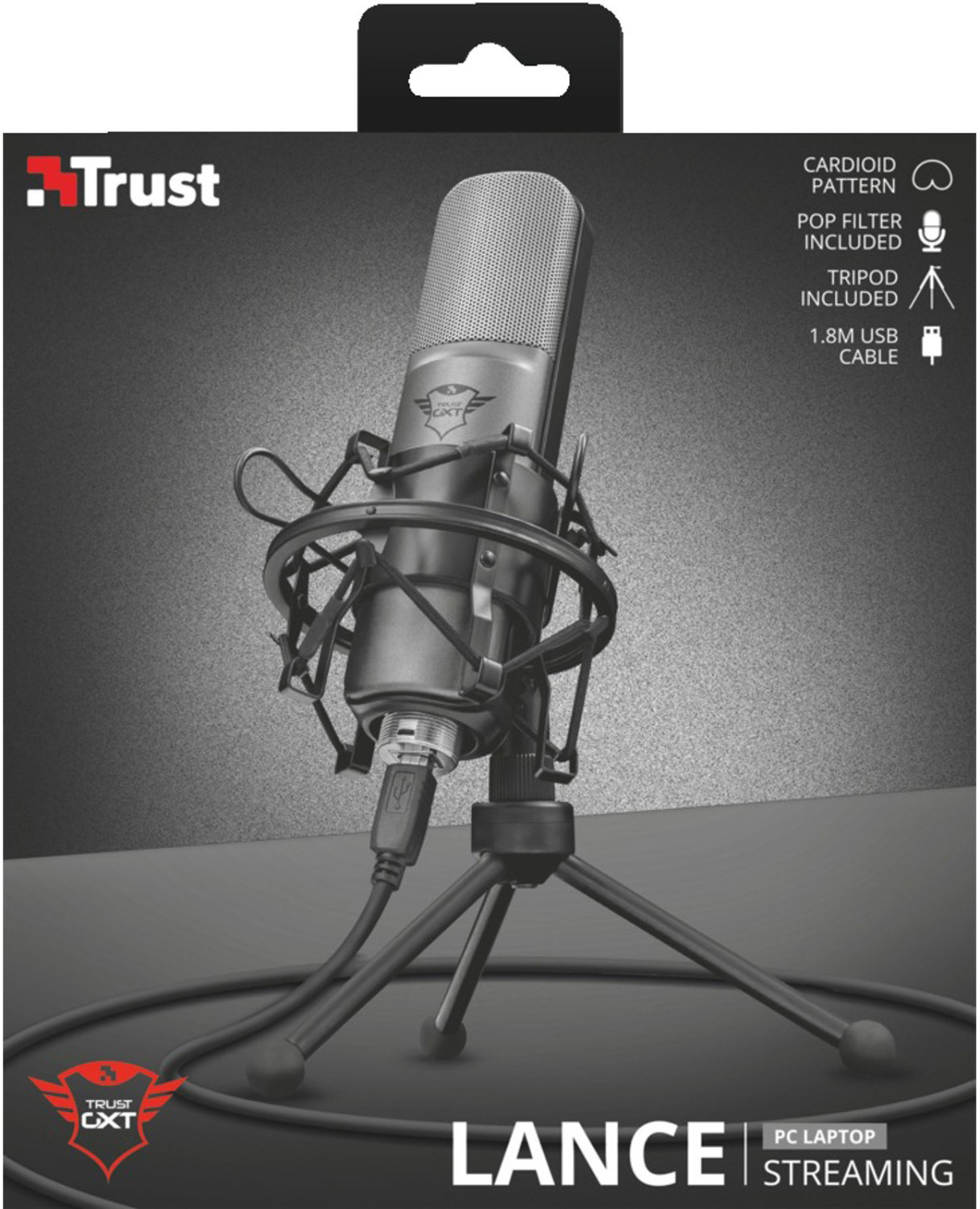 Micro TRUST Emita microphone de studio usb