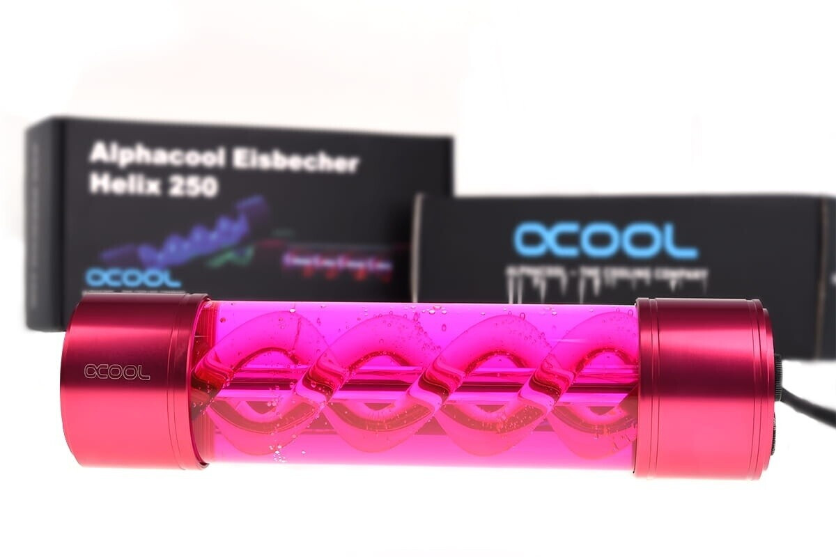 Alphacool Eisbecher Helix 250mm red