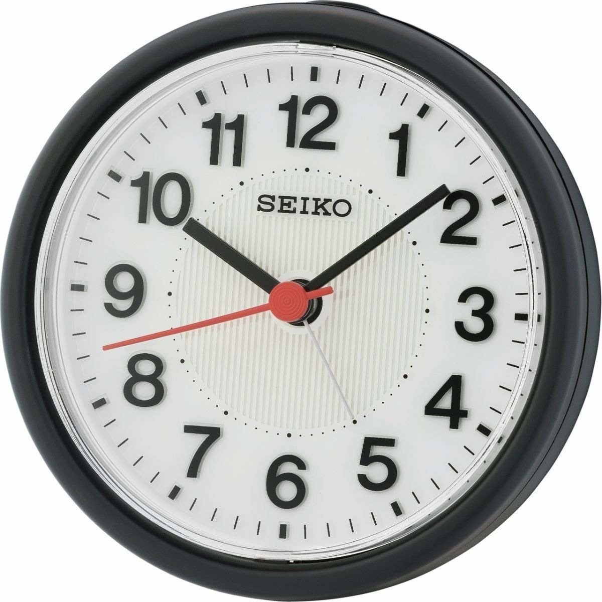 Seiko Instruments Beep Clock with Flashing Alarm Black (QHE159K)