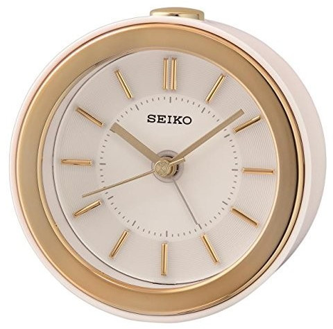 Seiko Instruments Beep Clock with LED Flashing Alarm (QHE156W)