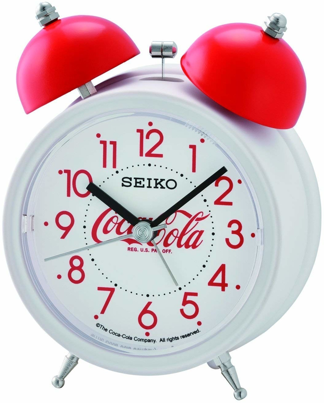 Seiko Instruments Coca-Cola Bell Alarm Clock (QHK905)