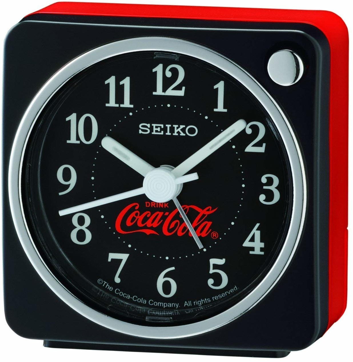 Seiko Instruments Coca-Cola Bedside Alarm Clock Black (QHE905K)