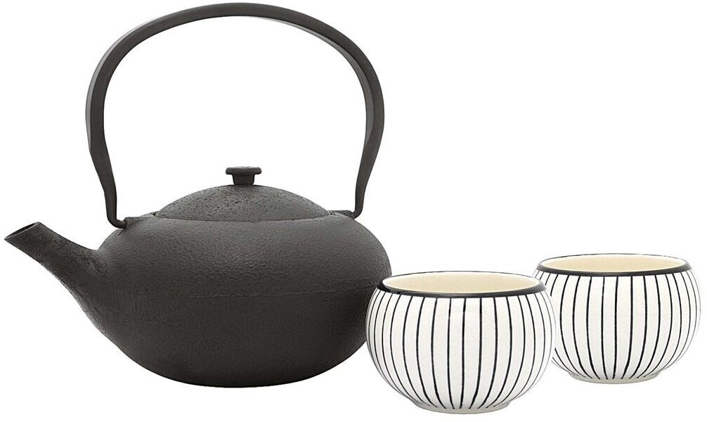 Bredemeijer Shanxi Teapot & Tea Cup Gift Set black