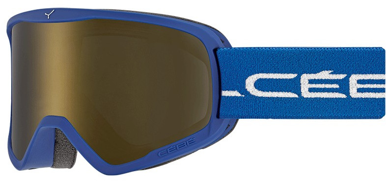 Cébé Striker L CBG153 (matt blue white/dark smoke flash gold cat. 3)