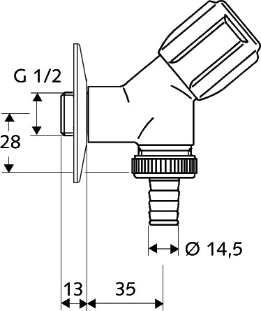 Schell Geräteschrägsitzventil Comfort 1/2 (033860699) ab € 15,77