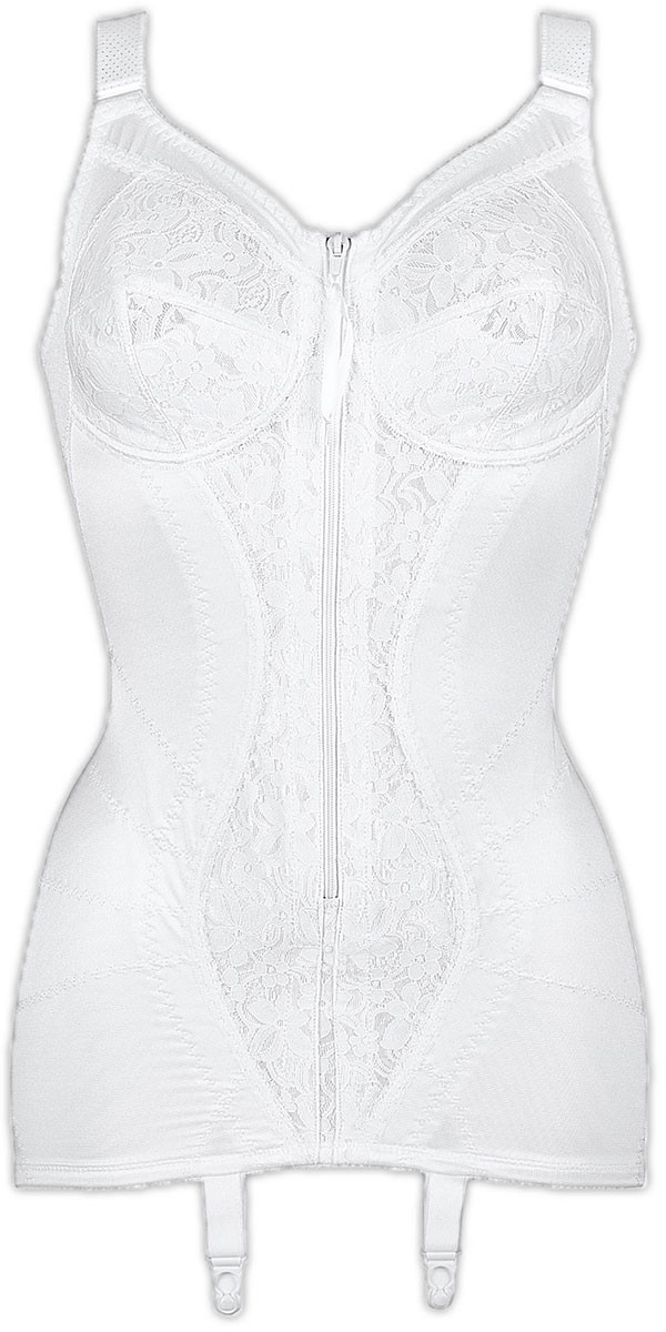 Naturana Corselete with Zip white (83244)