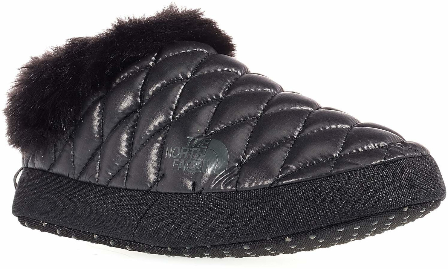 The North Face Pantoufles à fausse fourrure Thermoball tent Mule IV pour femme noir