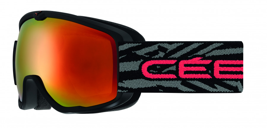 Cébé Artic CBG185 (matt black red/orange flash mirror cat. 2)