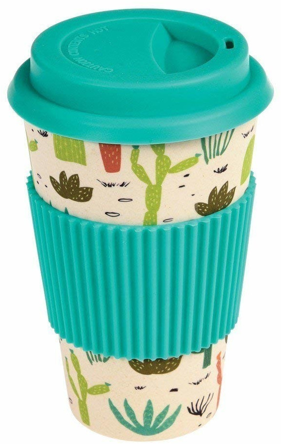 Dotcomgiftshop Coffee To Go Mug Bamboo Cactus
