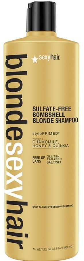 Sexyhair Blonde Sulfate-Free Bombshell Blonde Shampoo (1000 ml)
