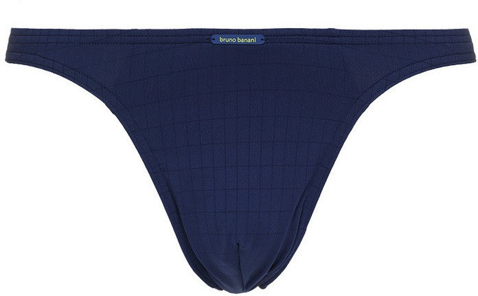 Bruno Banani String Check Line navy blue (2206)