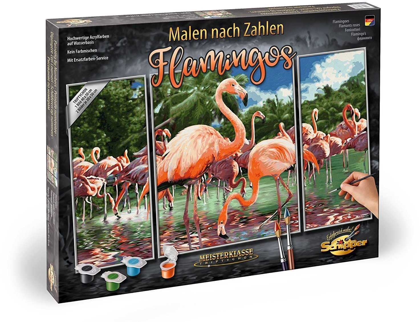 Schipper Flamingos Triptychon