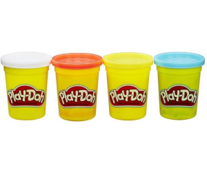 Hasbro Play-Doh Knete 4er Pack Farblich kreatives Spielen Ab 2 Jahren 7033 