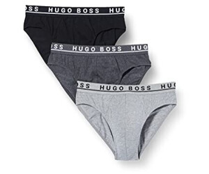 HUGO Slip mit Label-Print im 3er-Pack in Weiß Damen Dessous HUGO Dessous 