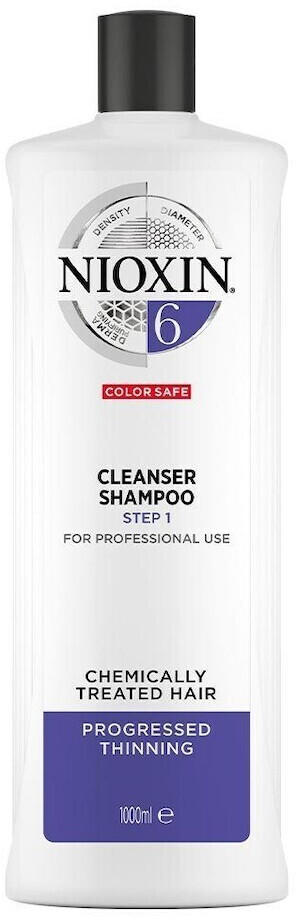 Nioxin System 6 Color Safe Cleanser Shampoo Step 1 (1000 ml)
