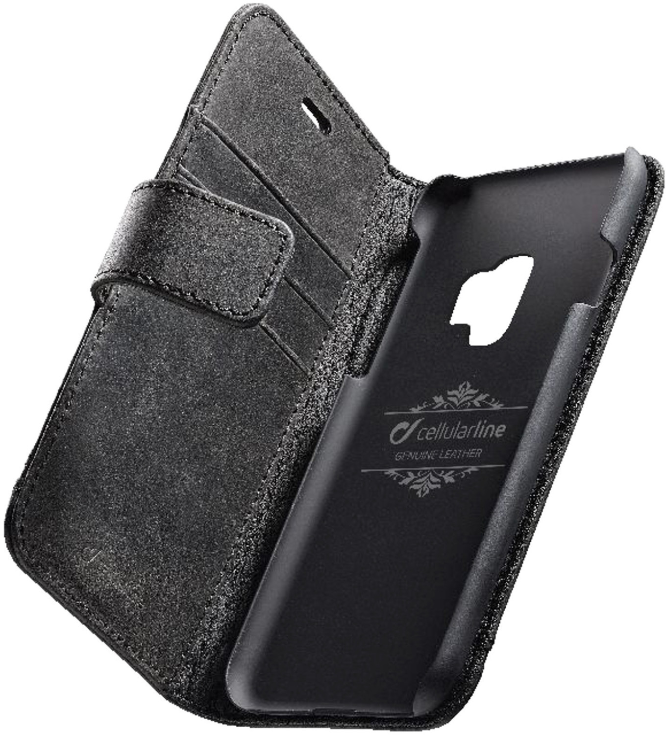 Cellular Line Supreme Bookcover (Galaxy S9) Black