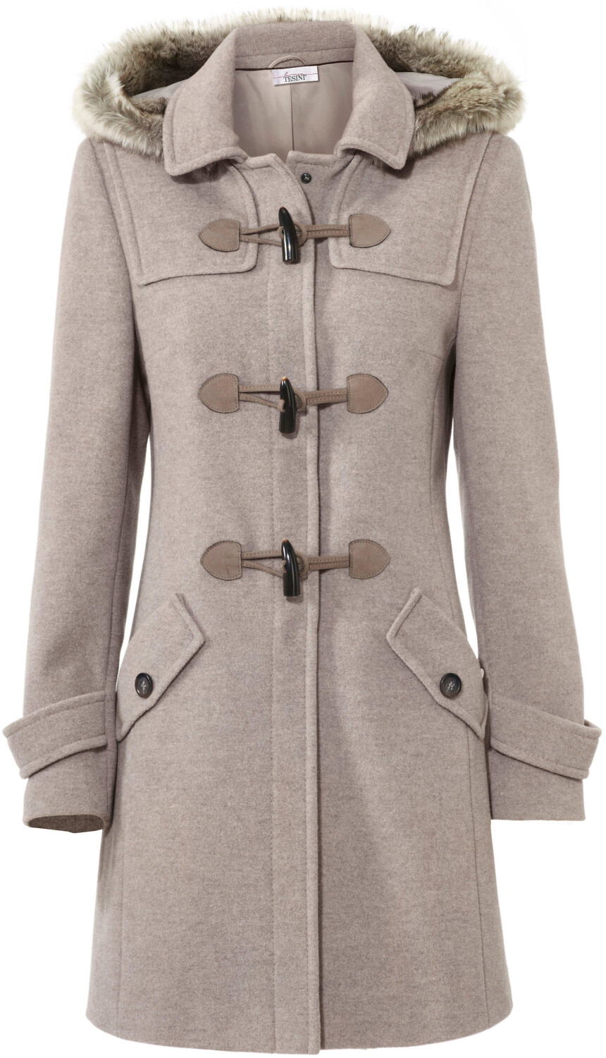Ashley Brooke Dufflecoat with Cashmere taupe (08787898)