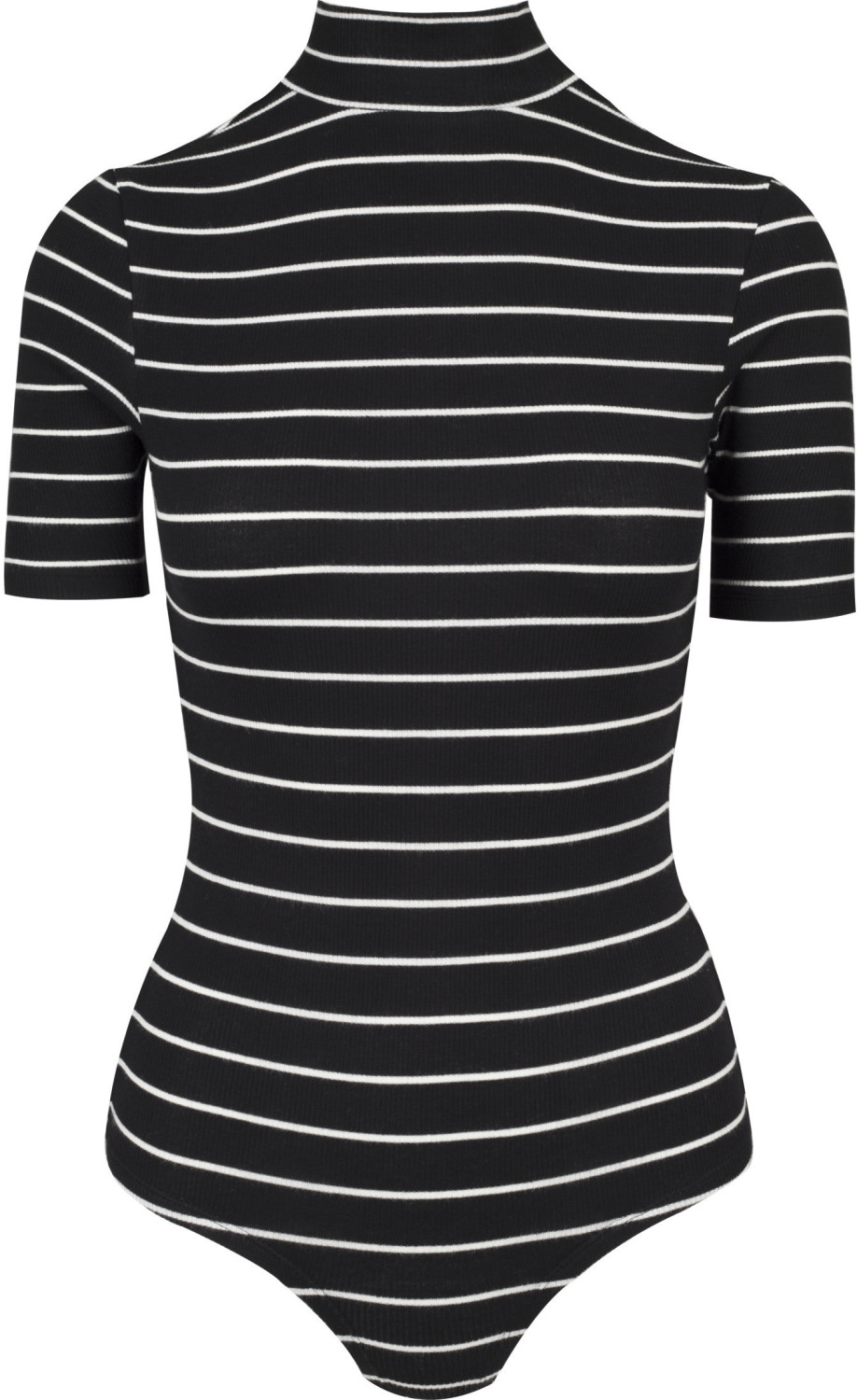 Urban Classics Ladies Striped Turtleneck Body black/white (TB1706)