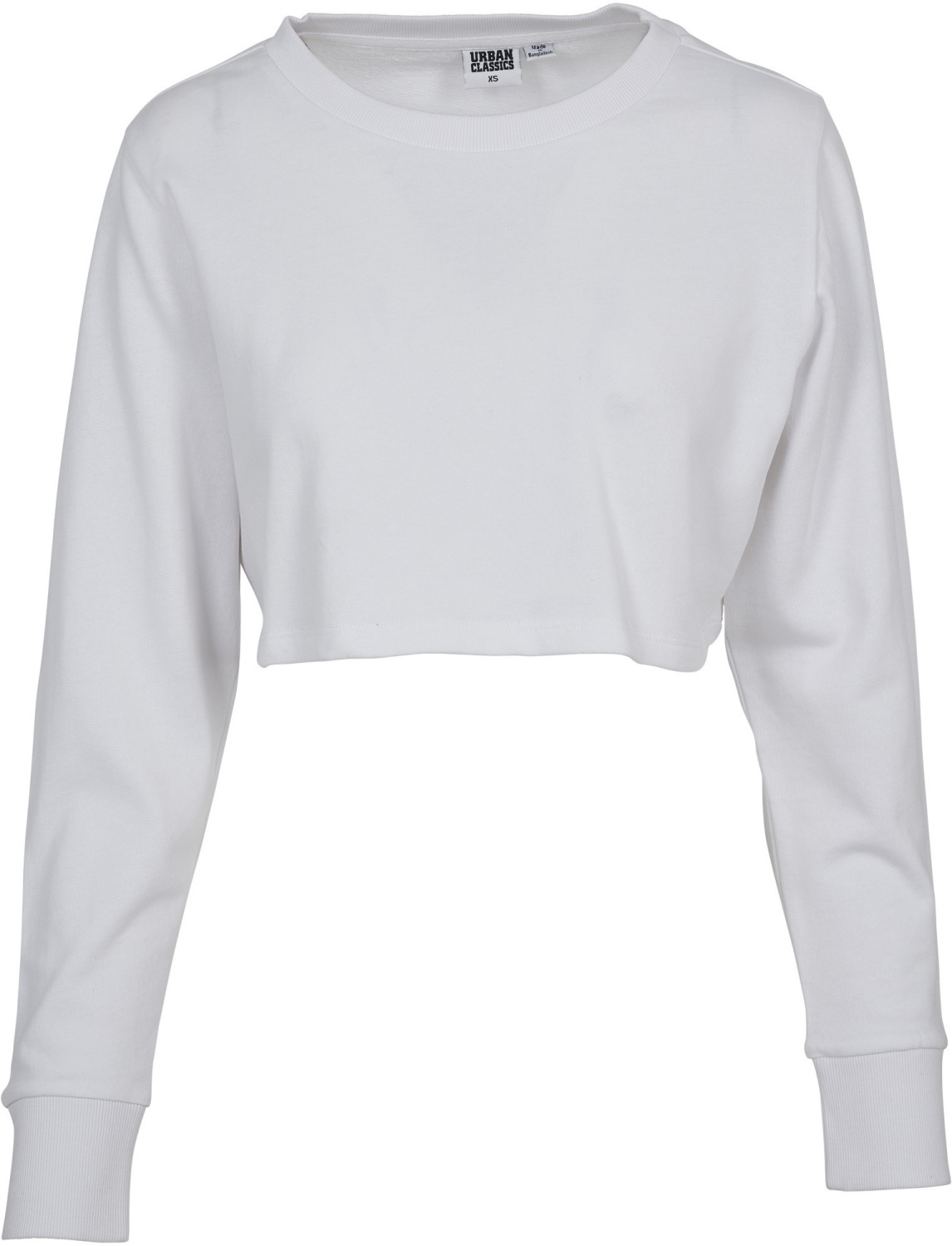 Urban Classics Ladies Terry Cropped Crew white (TB1970-0220)