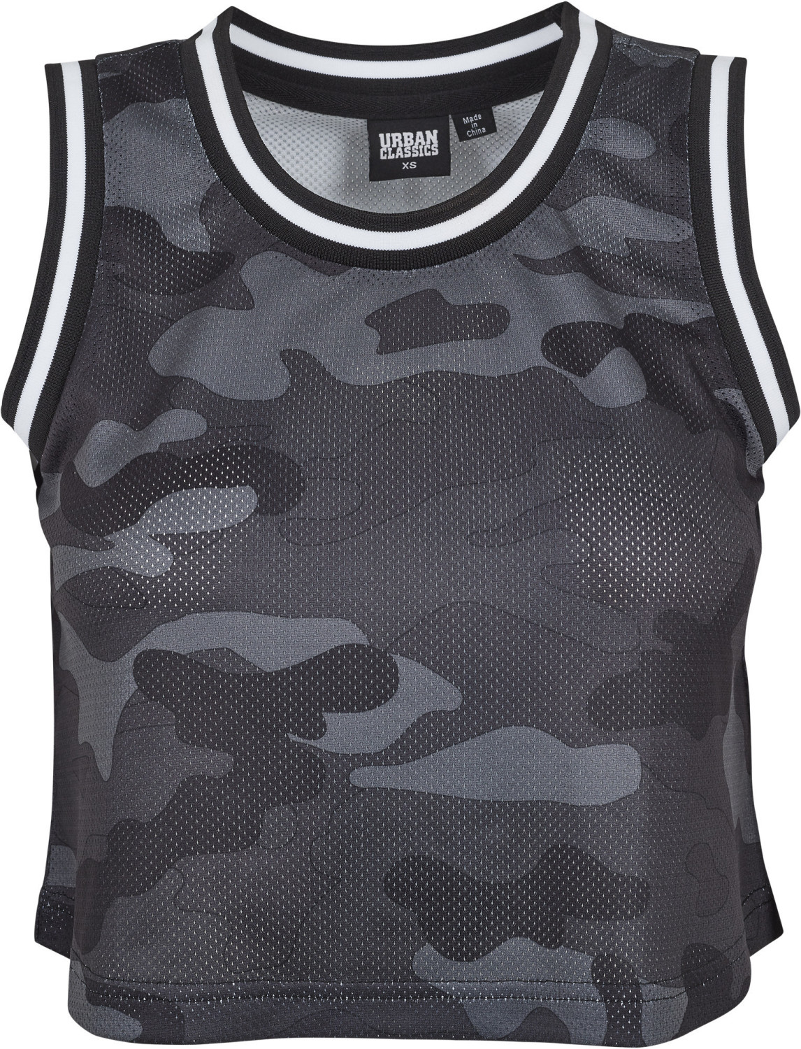 Urban Classics Ladies Cropped Mesh Top darkcamo/black/white (TB1901-1305)