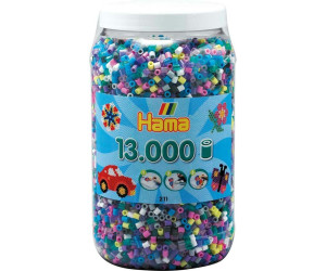 Hama Bügelperlen Dose mit 13000 Stk Glitter 211-54 Midi for sale online 