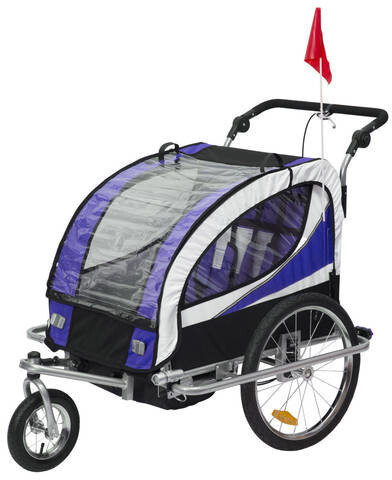 Homcom 2in1 Fahrradanhanger 360 Ab 145 90 Preisvergleich Bei Idealo De