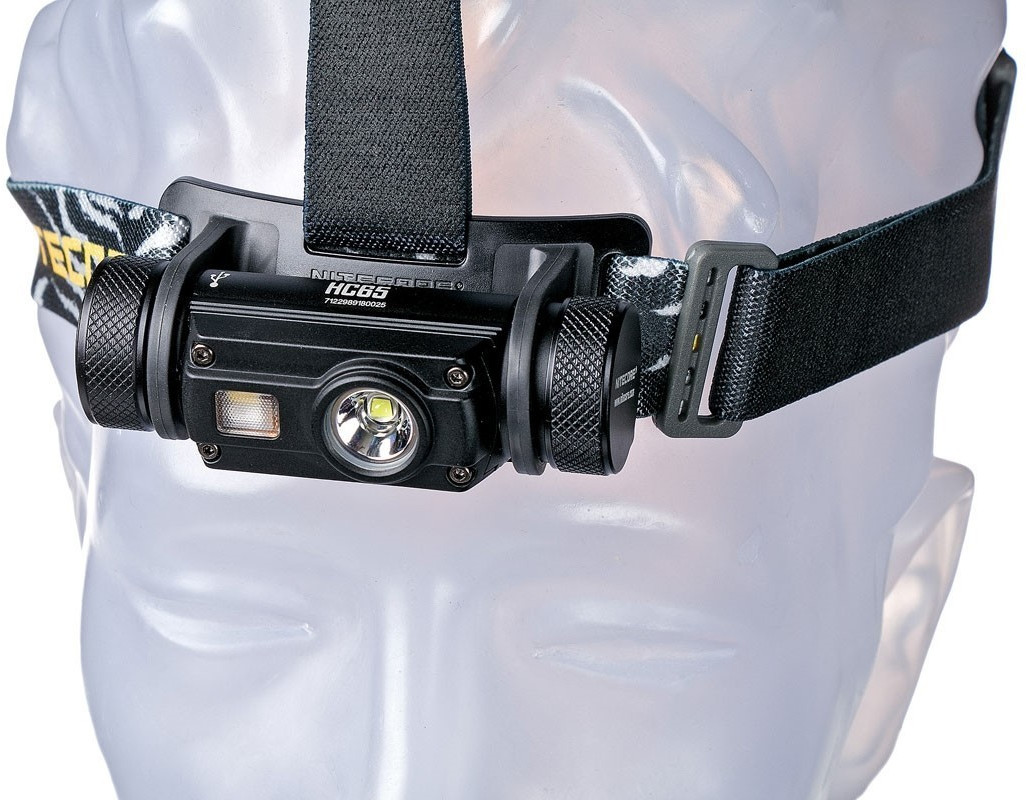 Stirnlampe HC65 V2 USB Schwarz - Stirnlampen