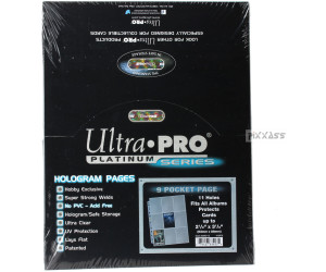 Ultra Pro Platinum Series Feuille classeur A4 9 cartes au meilleur prix sur