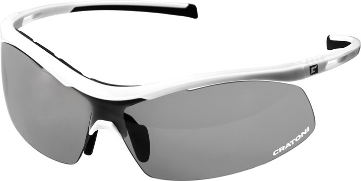 Cratoni C-Shade 121103C5 white matt/smoke polarized