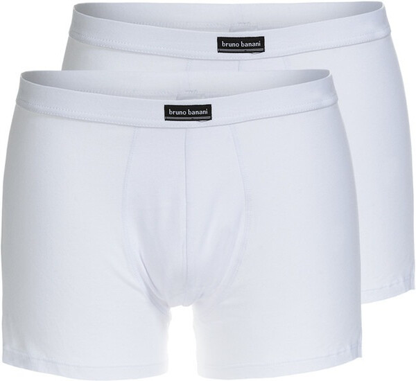 Bruno Banani Cotton Simply Short 2er-Pack white (2207-1299-001)