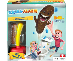 Kacka-Alarm lustiges Kinderspiel geeignet für 2-4 Spiele Mattel Games FWW30 