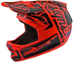 Mountain Bike Troy Lee Designs Adult Downhill BMX Full Face D3 Fiberlite Helmet Vertigo