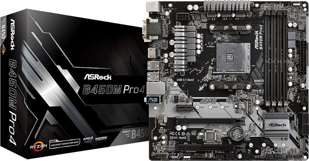 ASRock B450M Pro4 ab 78,90 € | Preisvergleich bei idealo.de