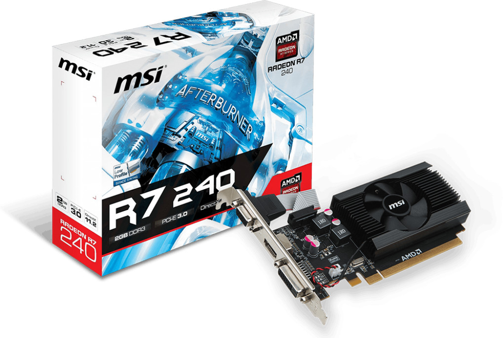 MSI R7 240 64b LP 2GD3 DDR3