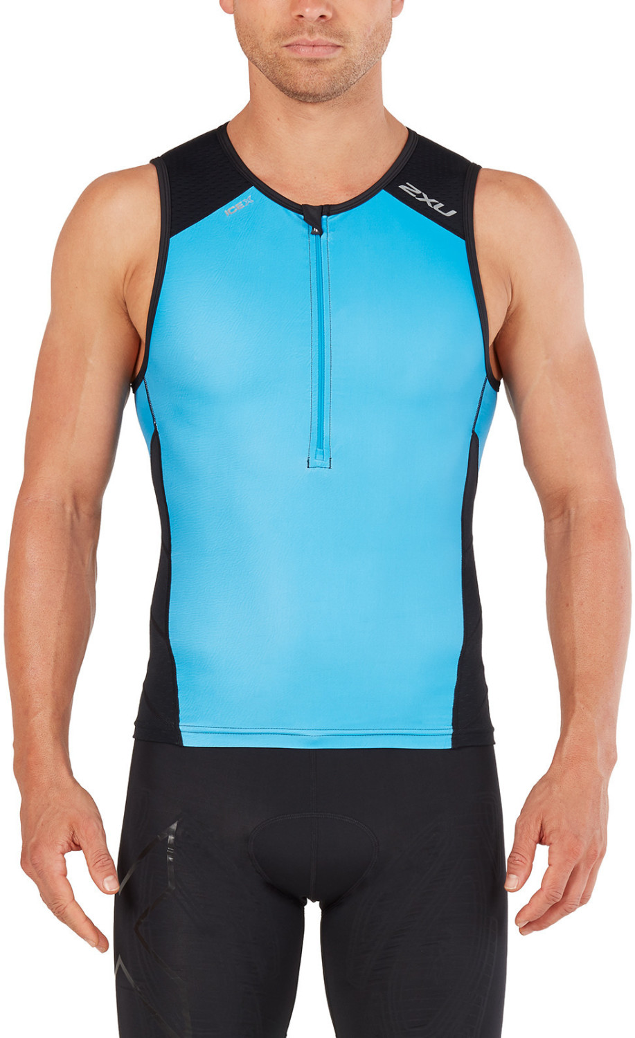 2XU Perform Tri Singlet black/dresden blue (MT4851a-BLK_DRB-S-cto)